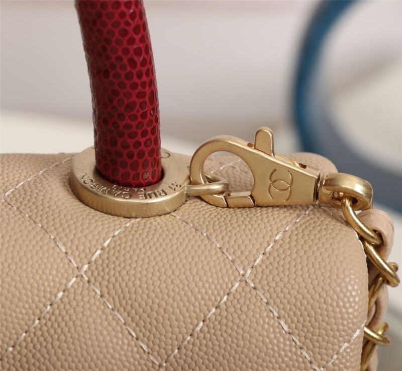 Ch**el top handle bags